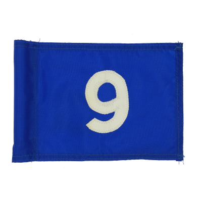 Junior Blue Flag (Stitched) Number 9