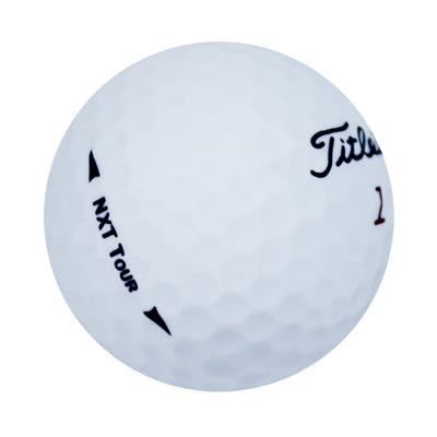 Titleist NXT Tour Logo Overrun Pristine Golf Balls - 1 dozen