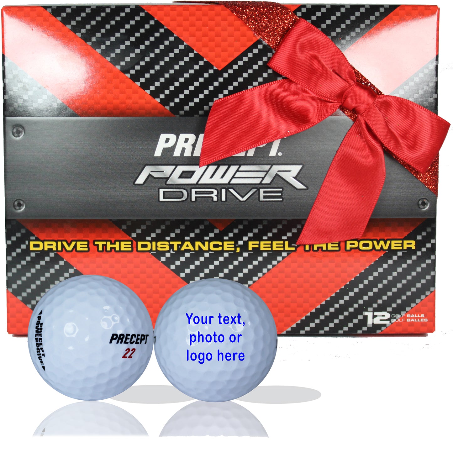 New Precept Power Drive Customized Golf Balls
